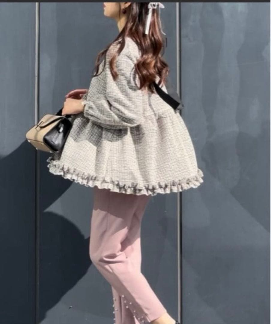 neige♡ クラシカルリボンツイードトップス♡新品未使用