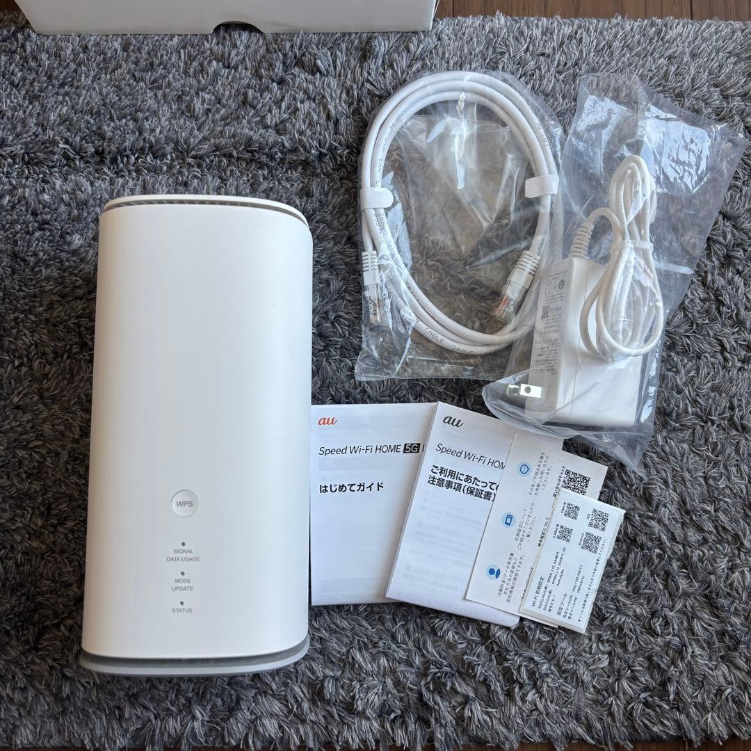 Speed Wi-Fi  5G L13 本体　ホワイト　WiMAX