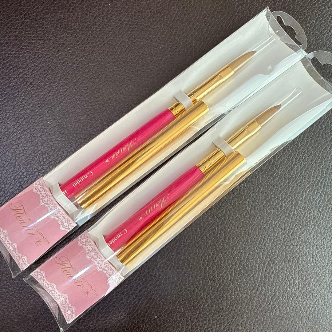 新品Fleurir フルーリア　スカルプチュアブラシ ネイル2本セット