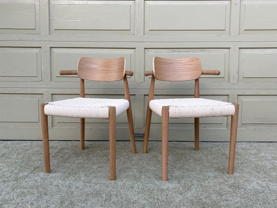 ①unico HILMA ヒルマ チェア 2脚セット 北欧 美品