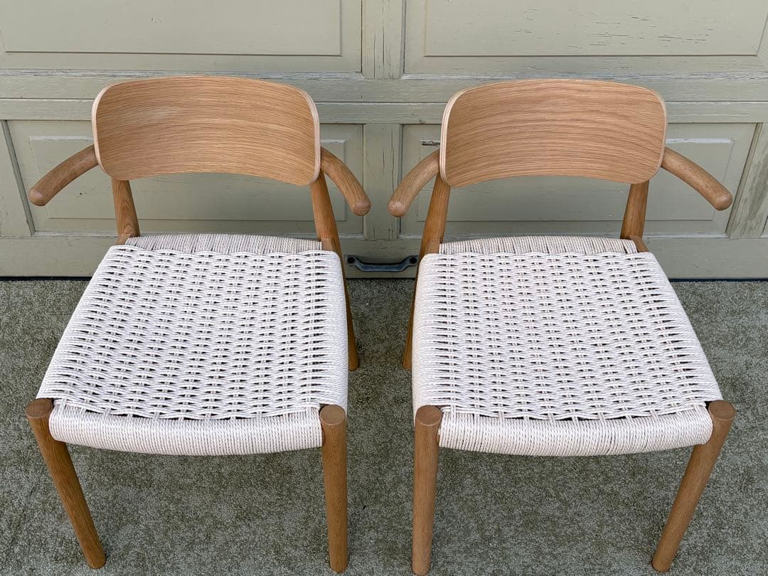 ①unico HILMA ヒルマ チェア 2脚セット 北欧 美品