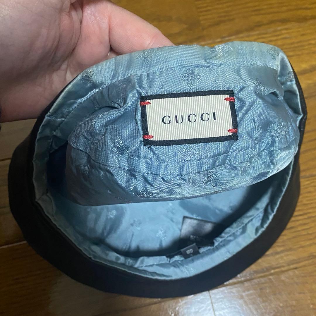 GUCCI グッチ レザー ベレー
