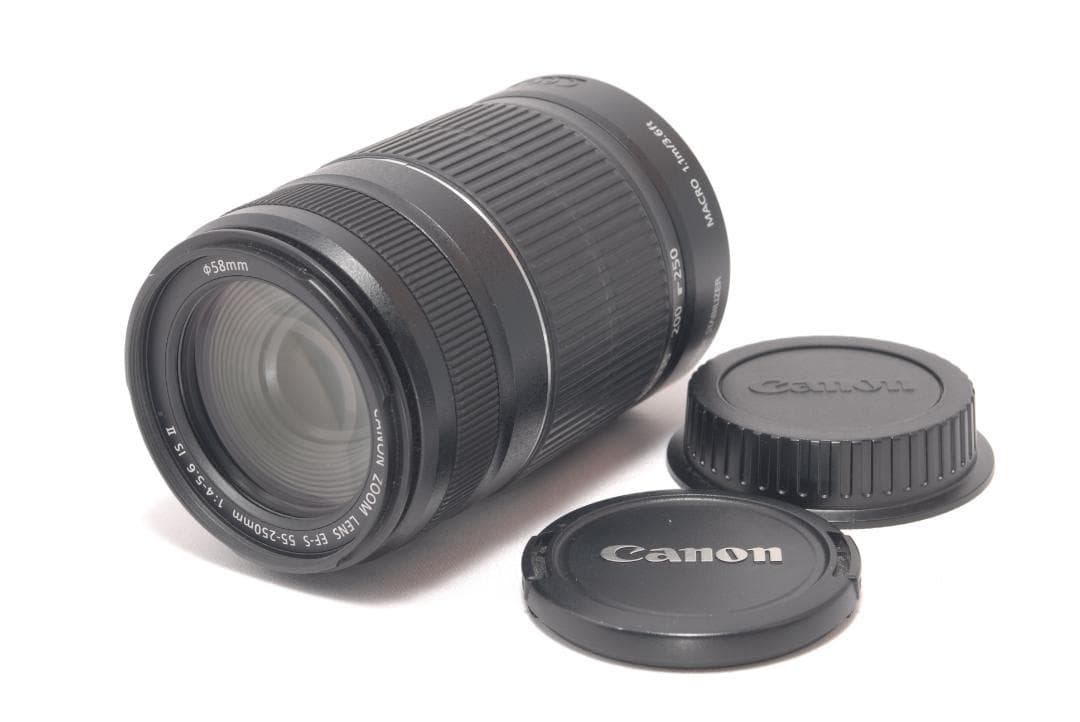 ⭐️軽い望遠レンズ⭐️Canon EF-S 55-250mm IS Ⅱ　キャノン