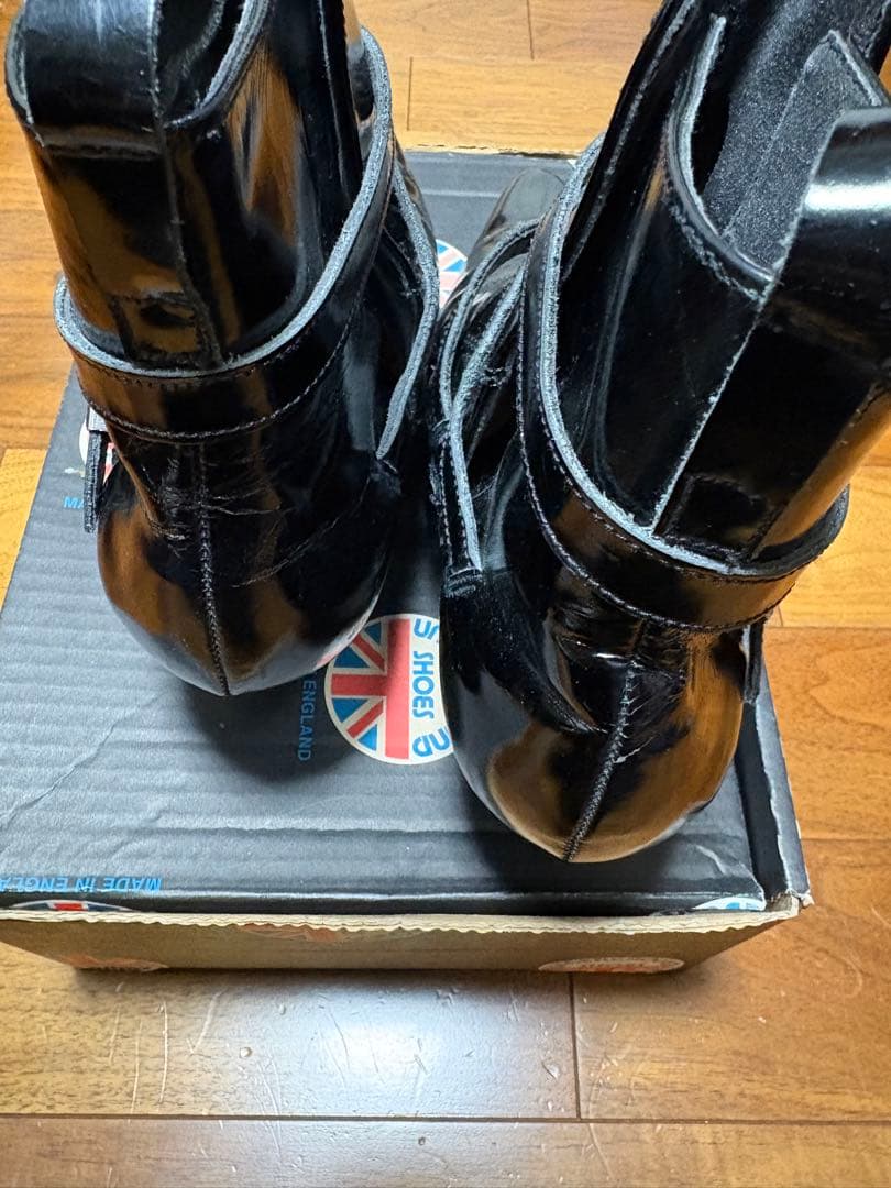 英国製 underground ウエスタンブーツ uk9