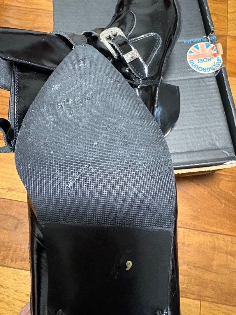 英国製 underground ウエスタンブーツ uk9