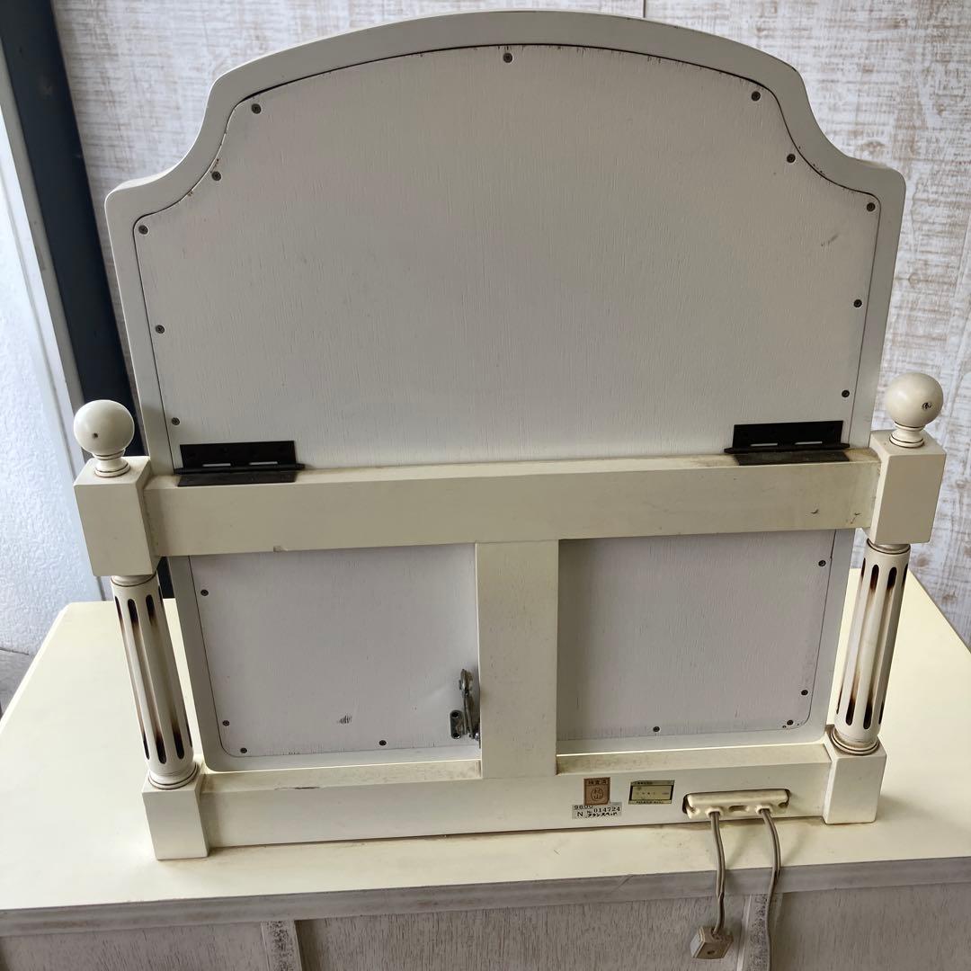 フランスベッド ロココ クラシカル 木製ドレッサー 化粧台 古家具 ビンテージ