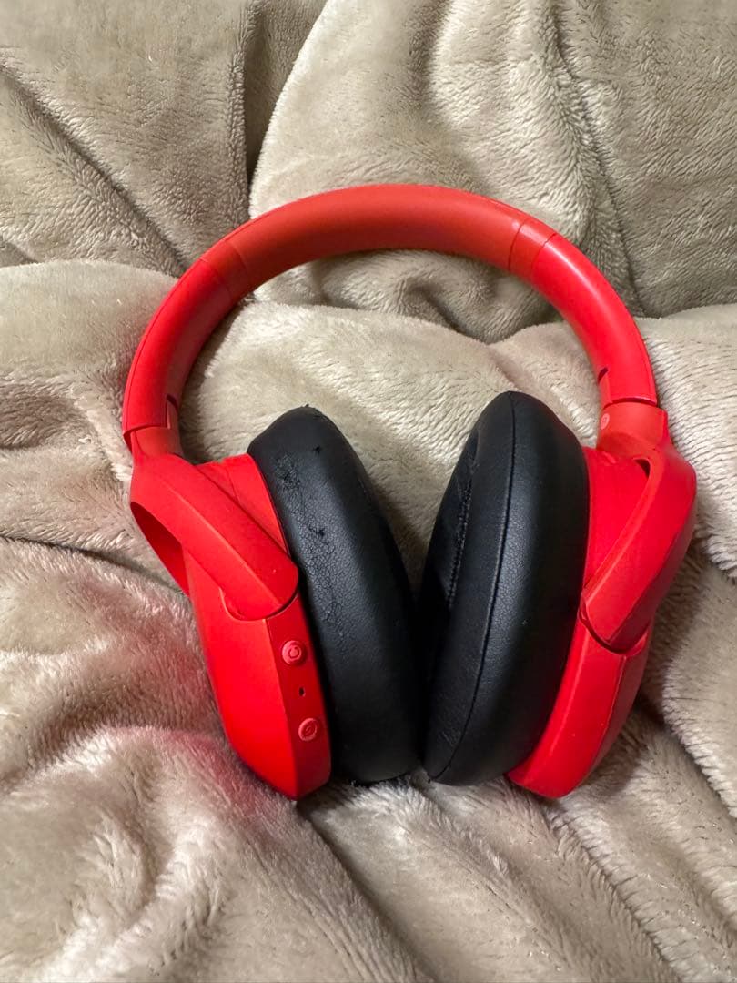 SONY WH-H910Nワイヤレスヘッドホン レッド