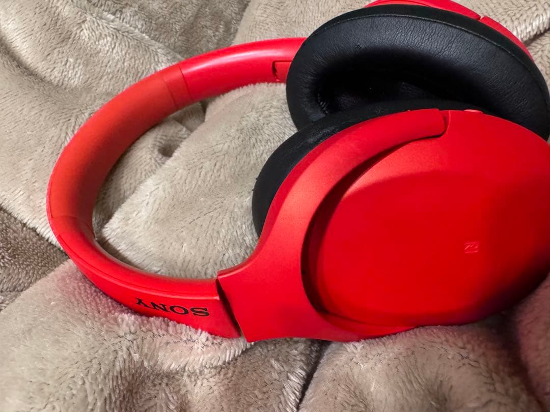 SONY WH-H910Nワイヤレスヘッドホン レッド