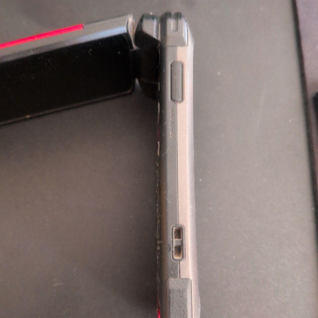 現状販売 起動確認済 TORQUE KYF33ガラホ レッド