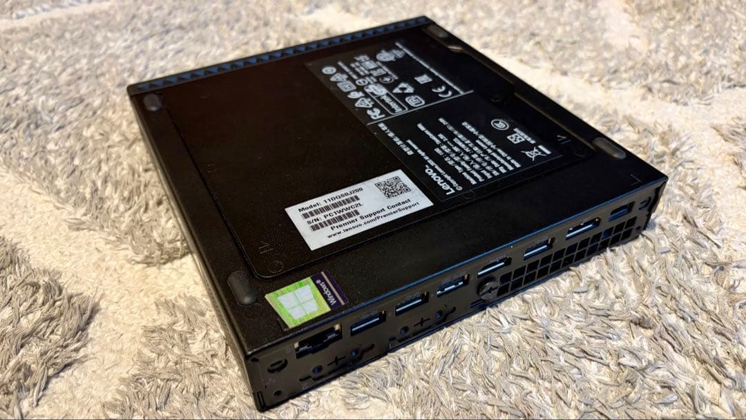 ミニPC Lenovo ThinkCentre M80q Tiny 2020 i5