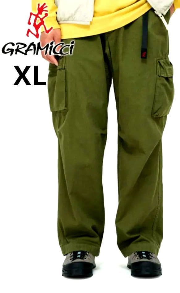 新品未使用　Gramicci カーゴパンツ XL オリーブグリーン
