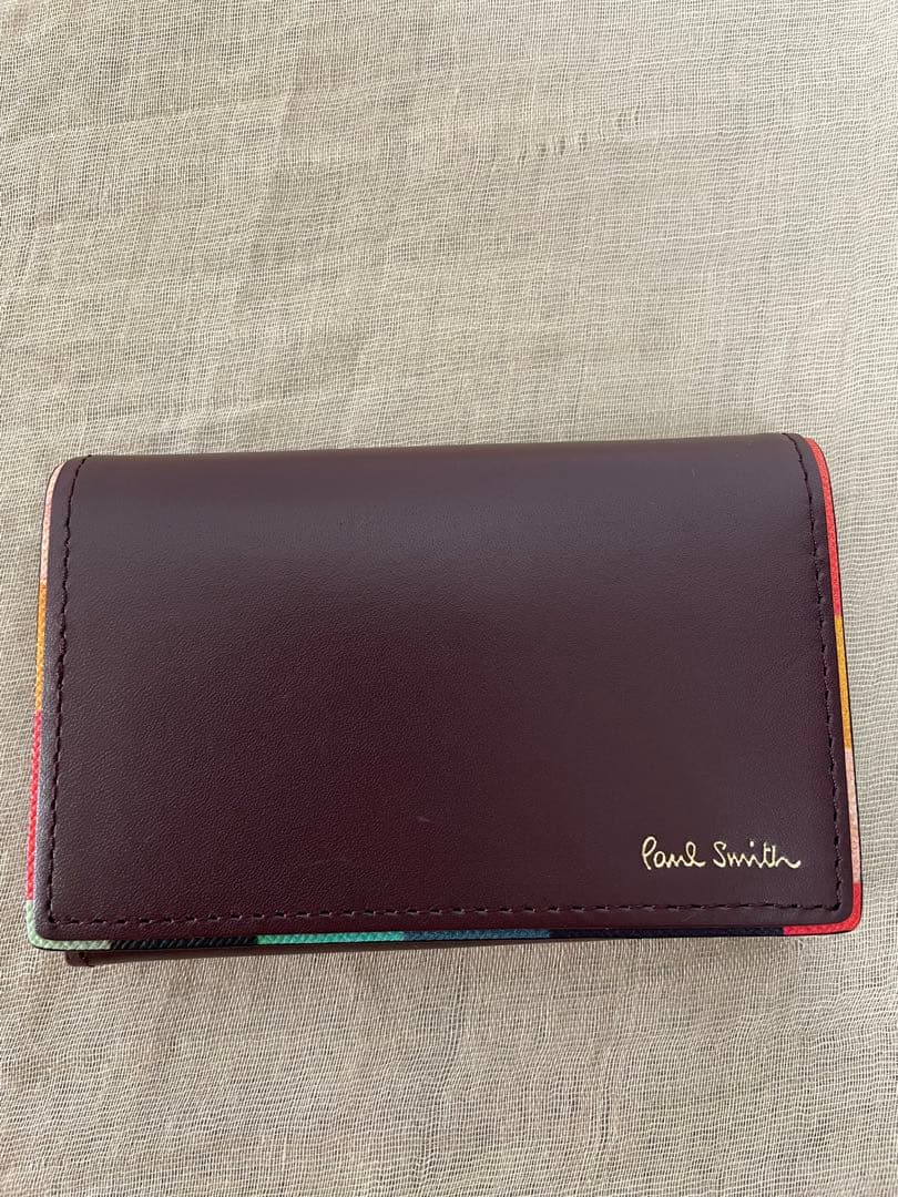 【超美品】Paul Smith 名刺入れ ダークブラウン
