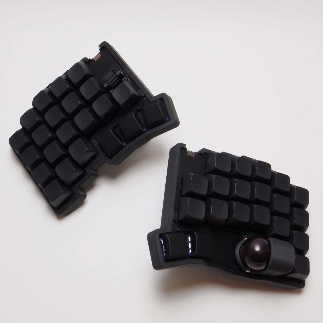 【コール氏専用】左右分割式トラックボール付きワイヤレスキーボード