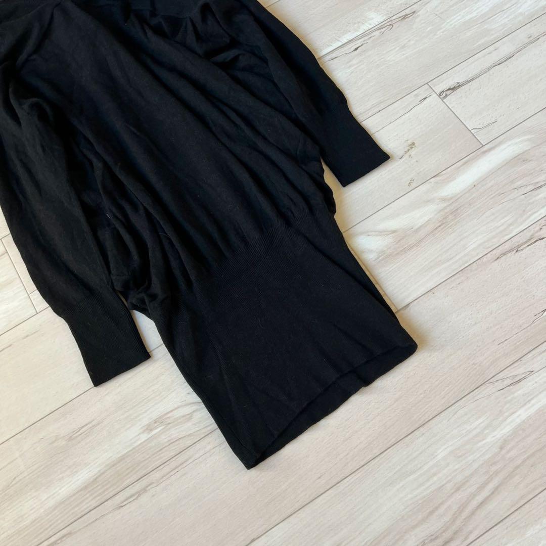 タグ付き　ヴィヴィアンウエストウッド　ニットワンピース　ボウタイ　リボン　膝丈