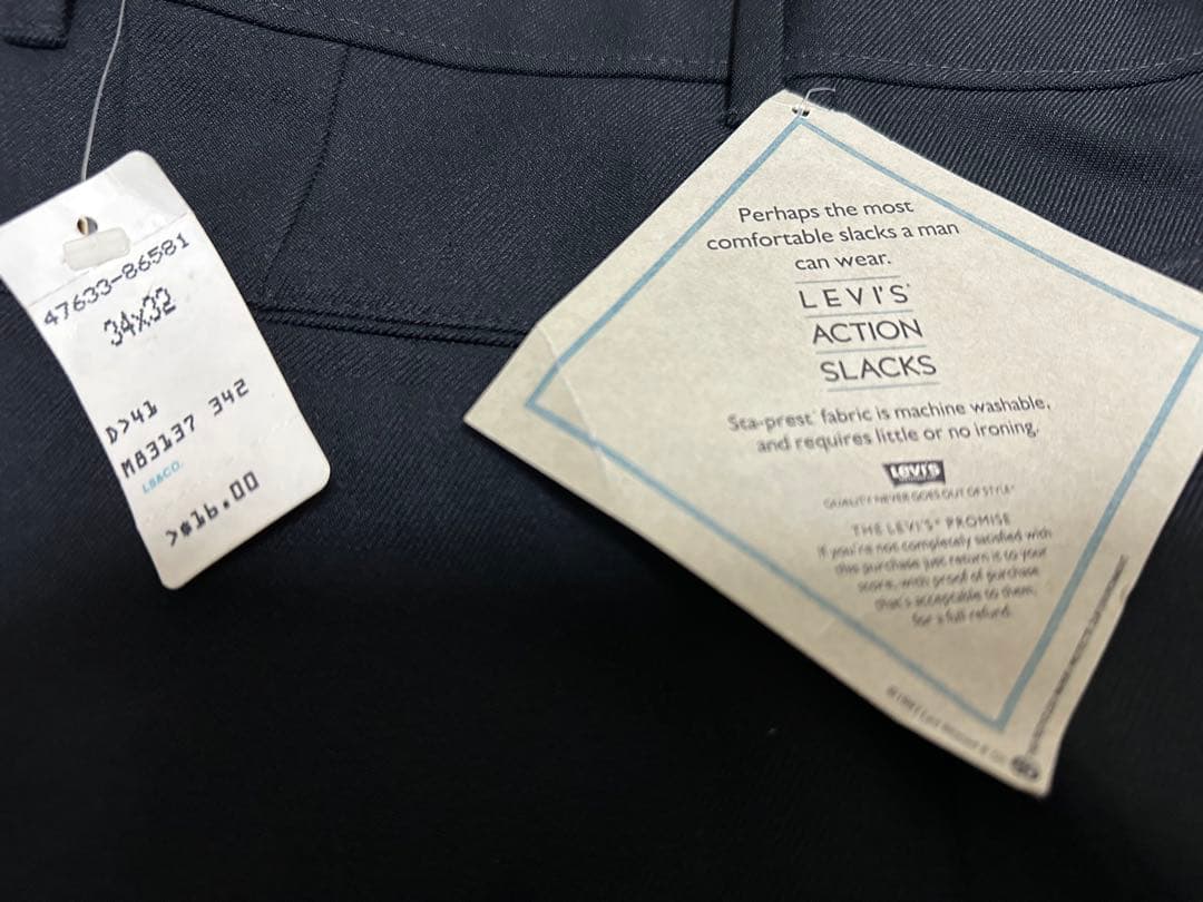 LEVI'S ACTION SLACKS W34 L32 アクションスラックス