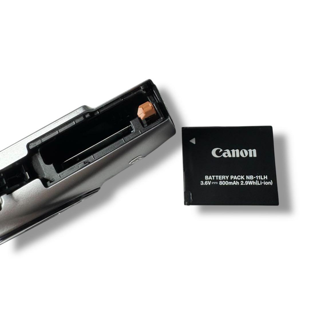 【C-132】Canon デジタルカメラ　シルバー　PC2198