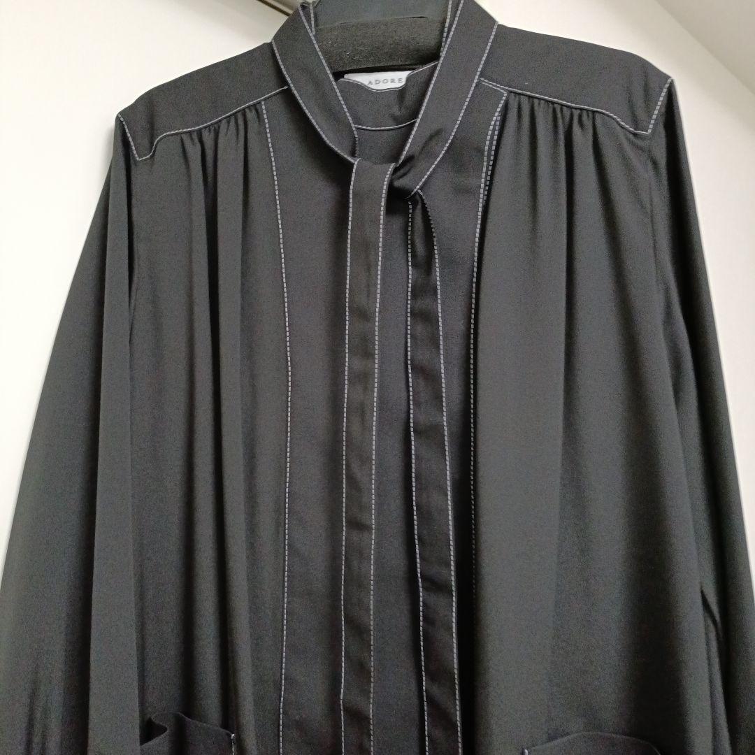 新品 アド━ア(38)ブラックワンピース