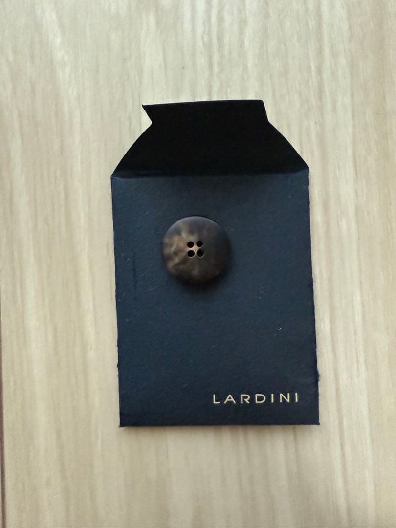 LARDINI コットンナイロン　カーディガンジャケット　NAVY Mサイズ