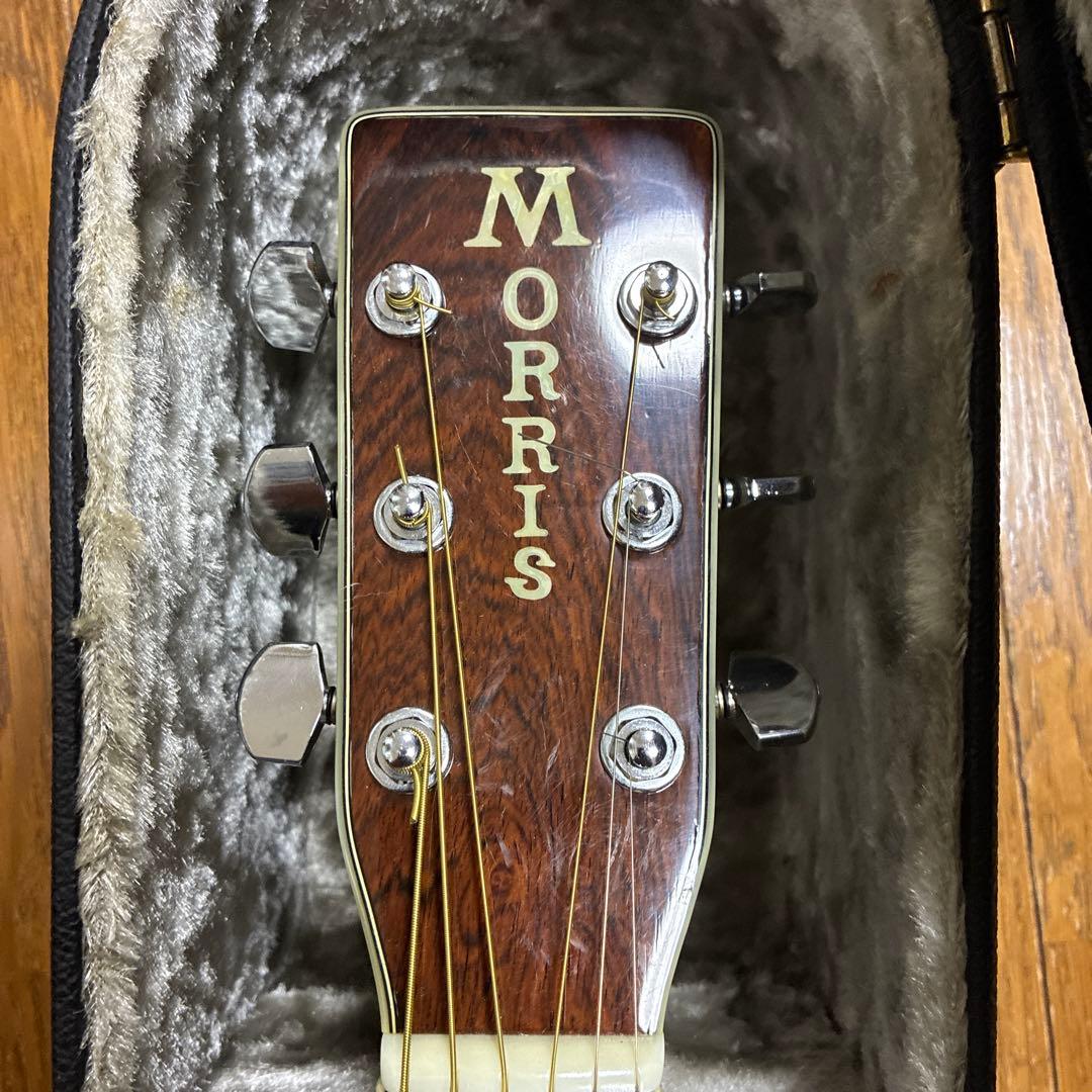 Morris W-40 アコースティックギター 専用ケース付