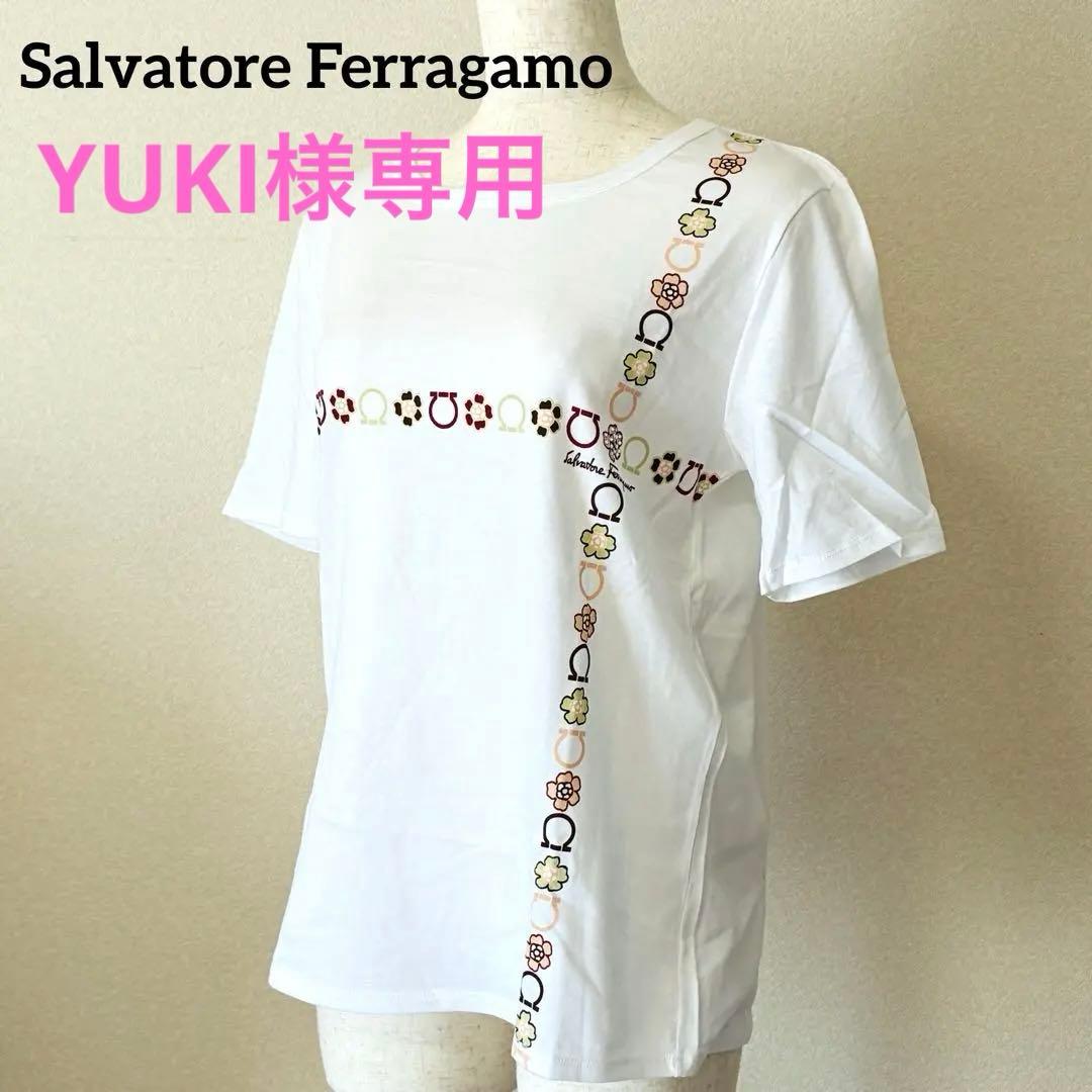 Salvatore Feragamo フェラガモ　Tシャツ ホワイト　L