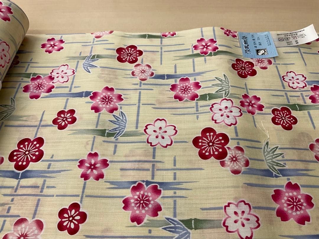 新品未使用品　紅型調ゆかた　東京本染　源氏物語　送料無料