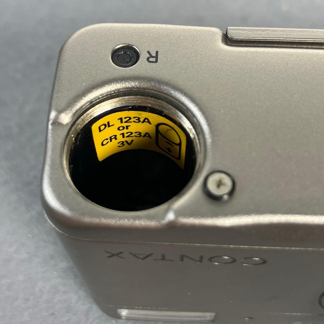 【美品】CONTAX Tvs シルバー コンパクトフィルムカメラ