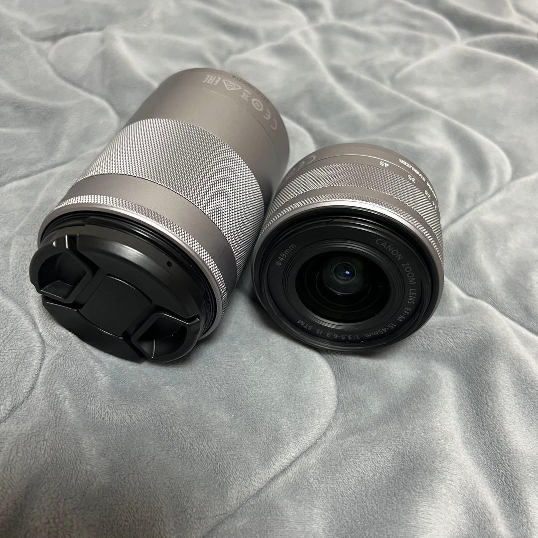 canon kiss M ダブルレンズキット ホワイト