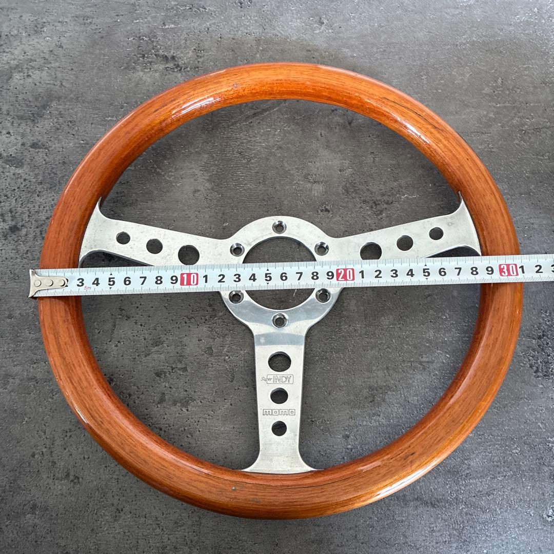 MOMO INDY ステアリングホイール（ウッド・クラシック） 直径：約31cm