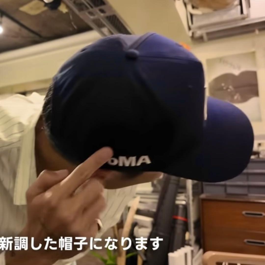 【未使用❗️】 oMA studios キャップ ブナ USA ネイビー