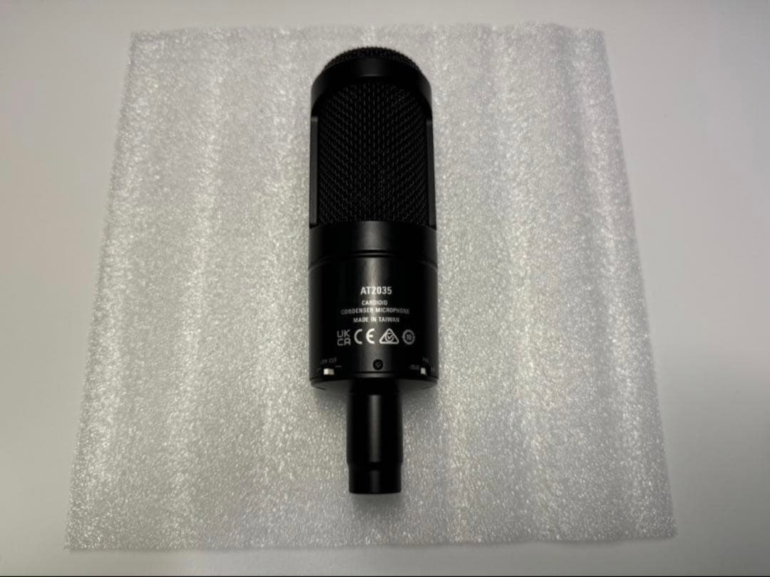 オーディオテクニカ AT2035 コンデンサーマイク　XLRケーブル付き
