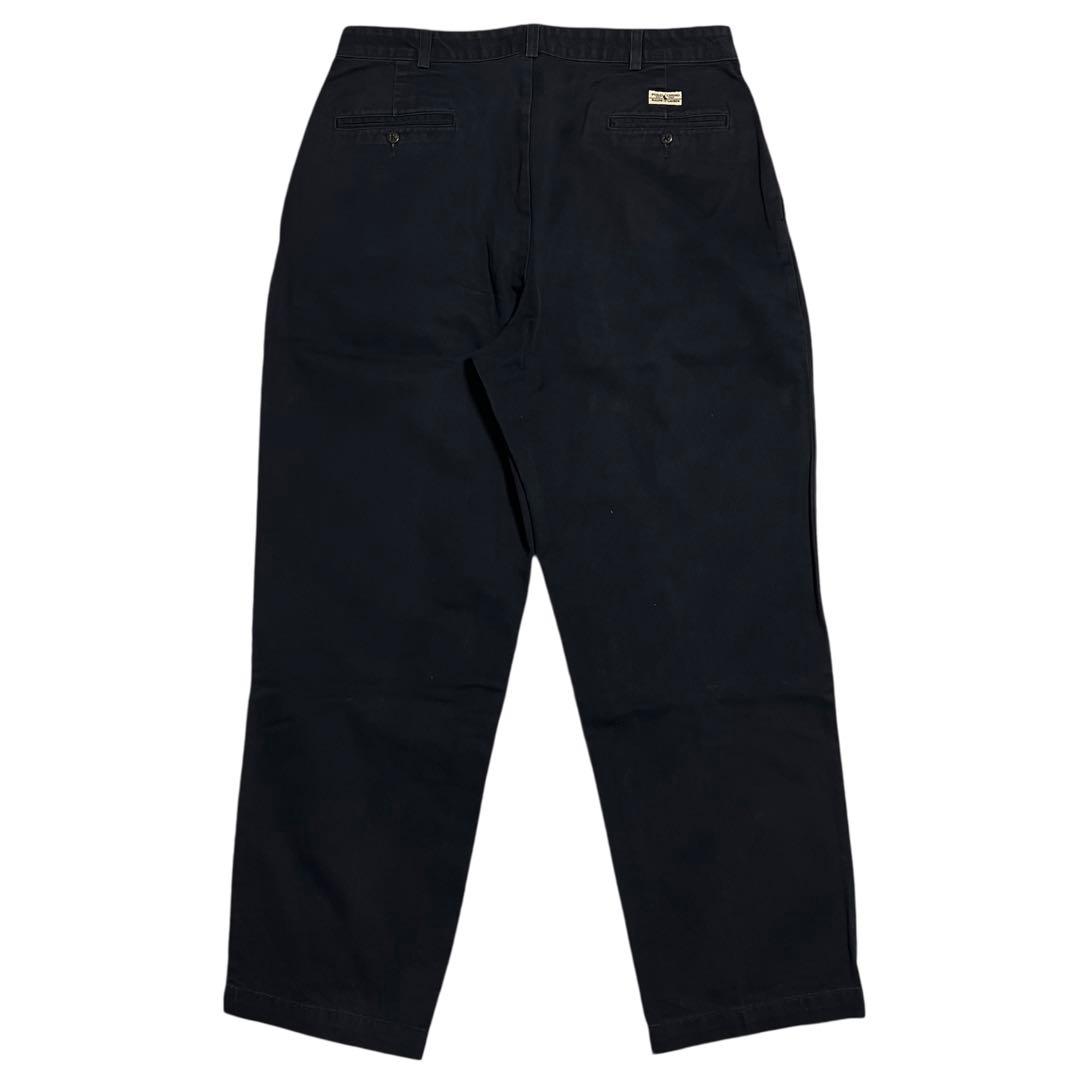 極美品　90s ANDREW PANT W36 L30 ネイビー　ポロチノ