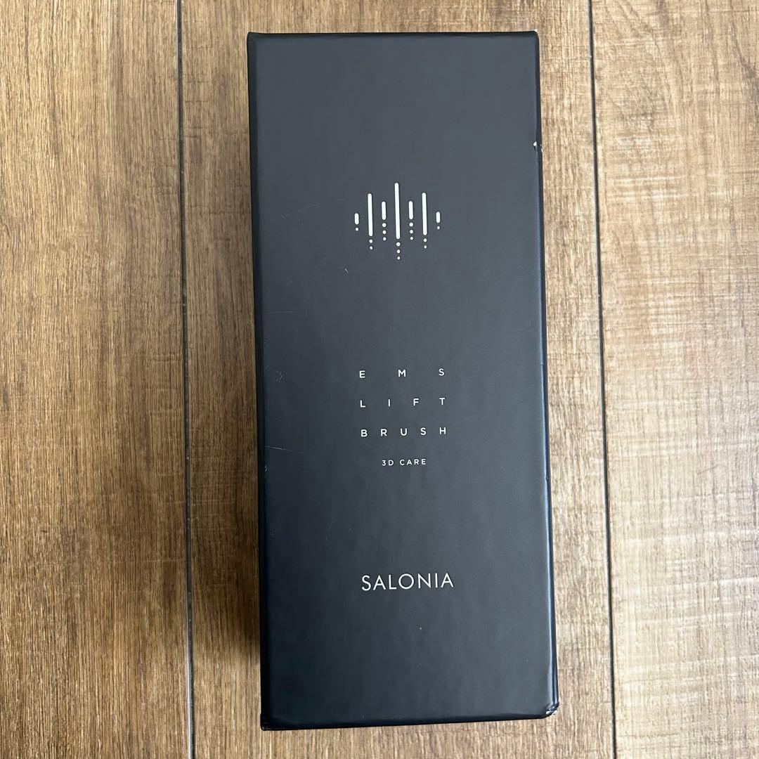 【美品】サロニアEMSリフトブラシ 3Dケア 電気ブラシ 美顔器