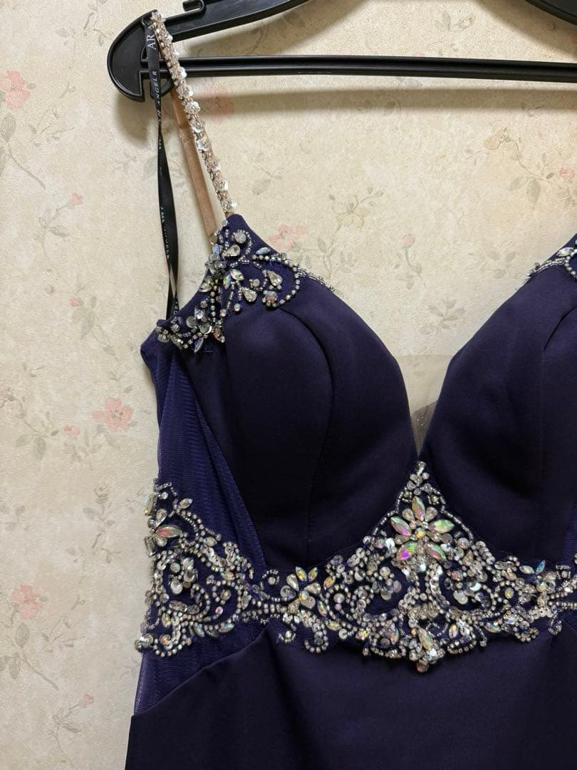 AngelR 紫ドレス キャバドレス Mサイズ ミニドレス　エンジェルアール