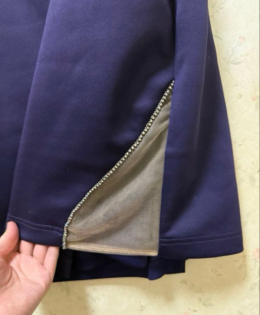 AngelR 紫ドレス キャバドレス Mサイズ ミニドレス　エンジェルアール