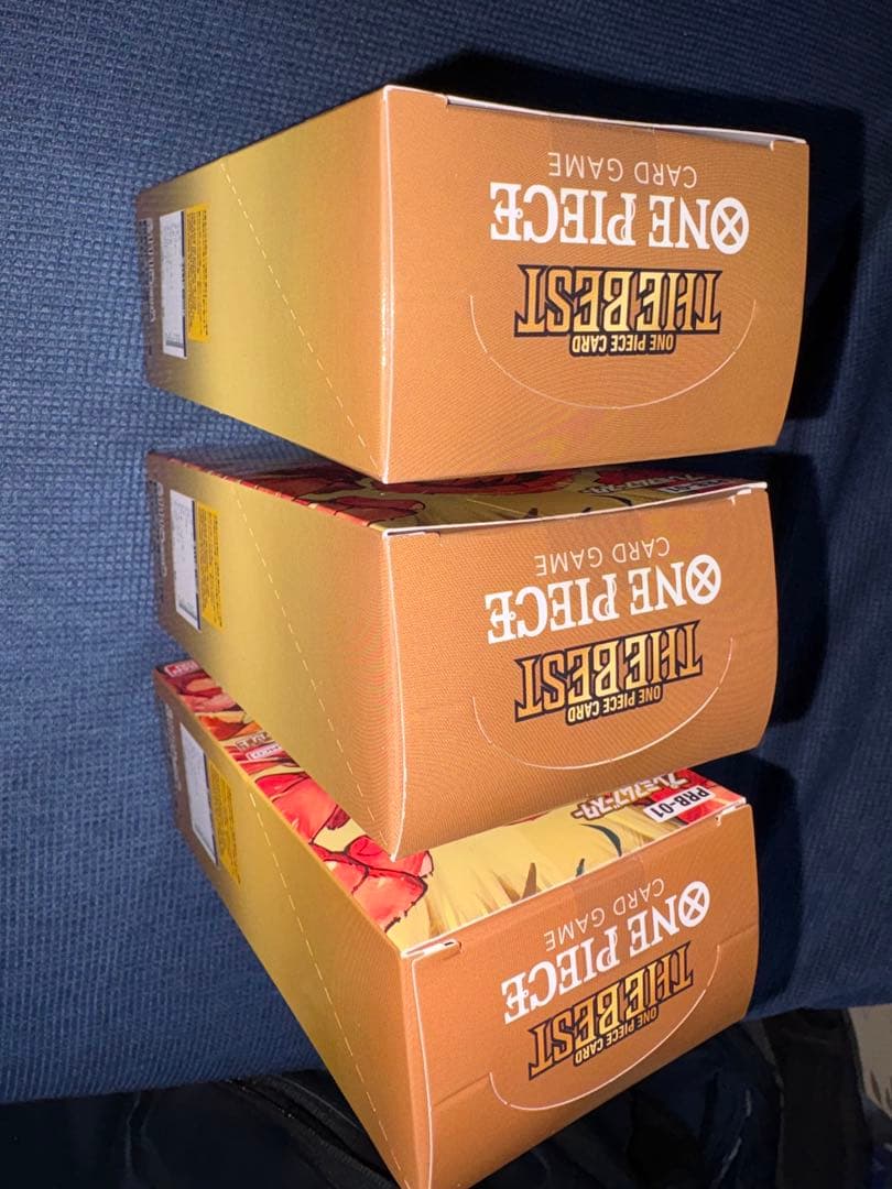 ワンピースカードゲーム THE BEST 3箱セット　テープ付き