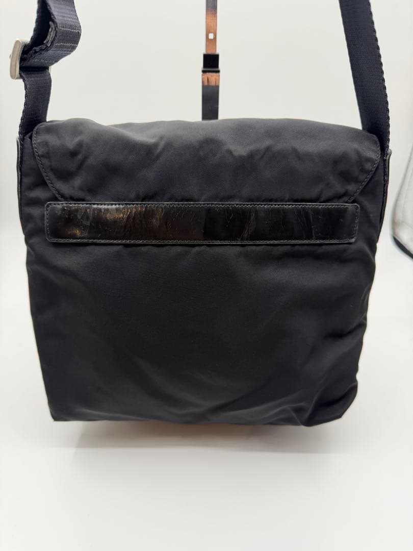 PRADA ブラック ナイロン メッセンジャーバッグ　ショルダーバッグ