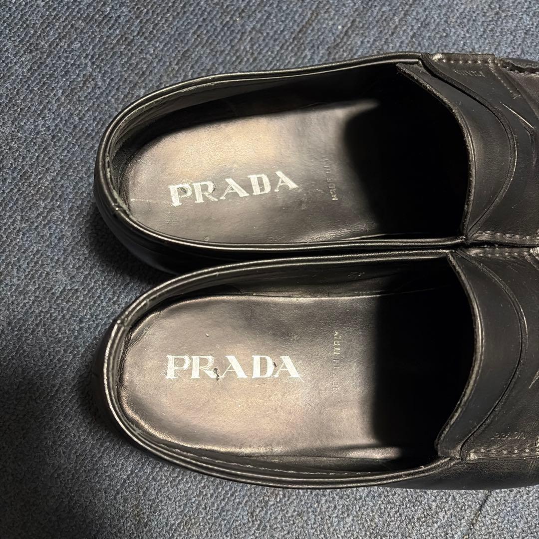 PRADA プラダ ローファー 26cm ブラック