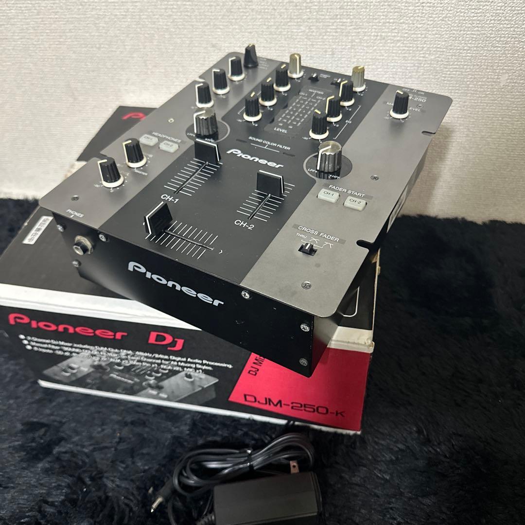 PIONEER DJM-250-K DJミキサー 箱付き