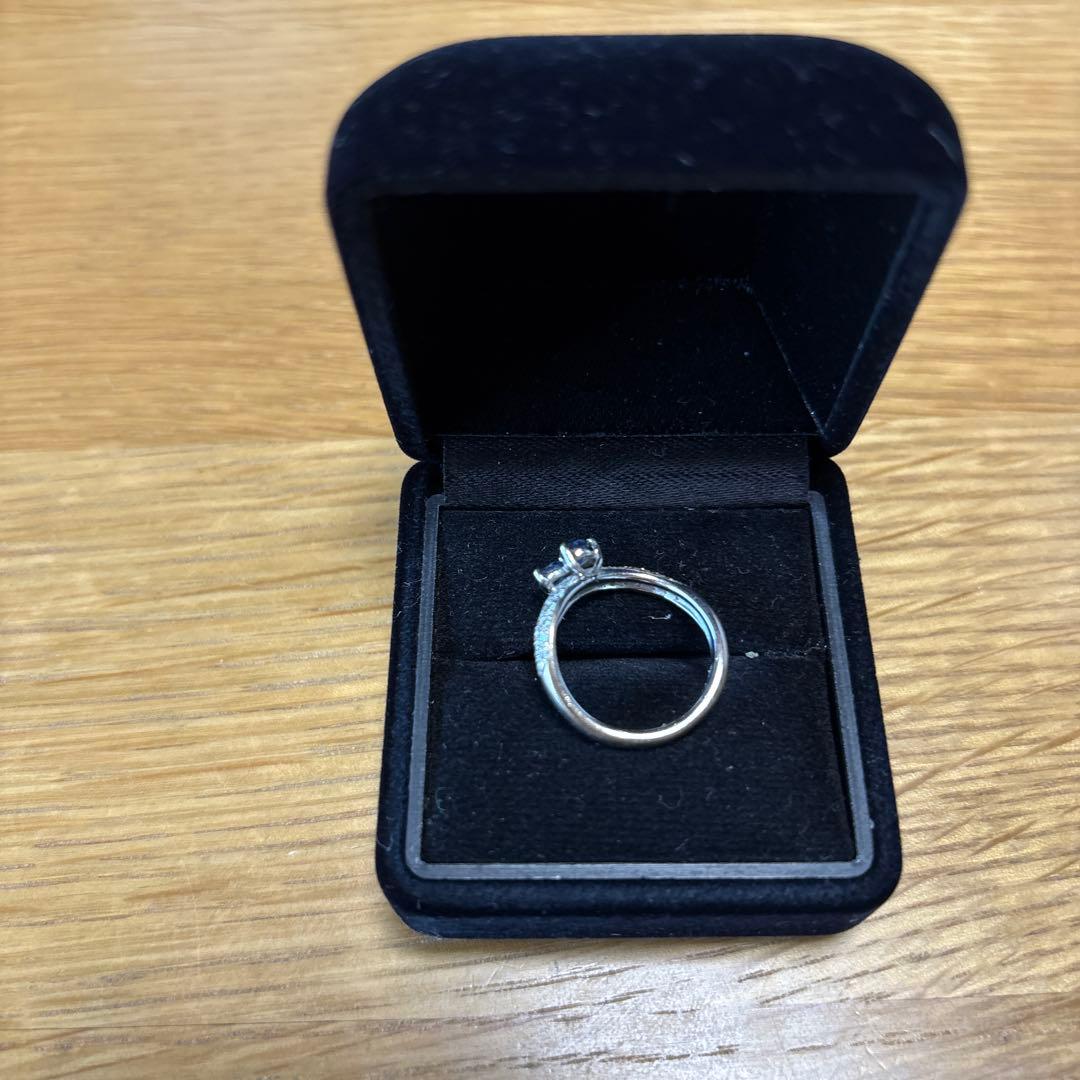 限界価格　K18WG サファイアリング・ネックレスセット