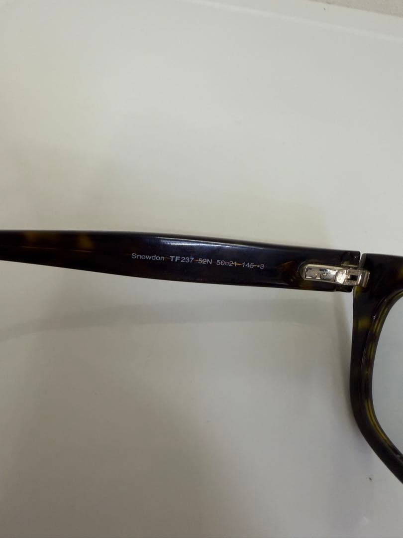 TOM FORD don TF237 52N 度なし　メガネサングラス