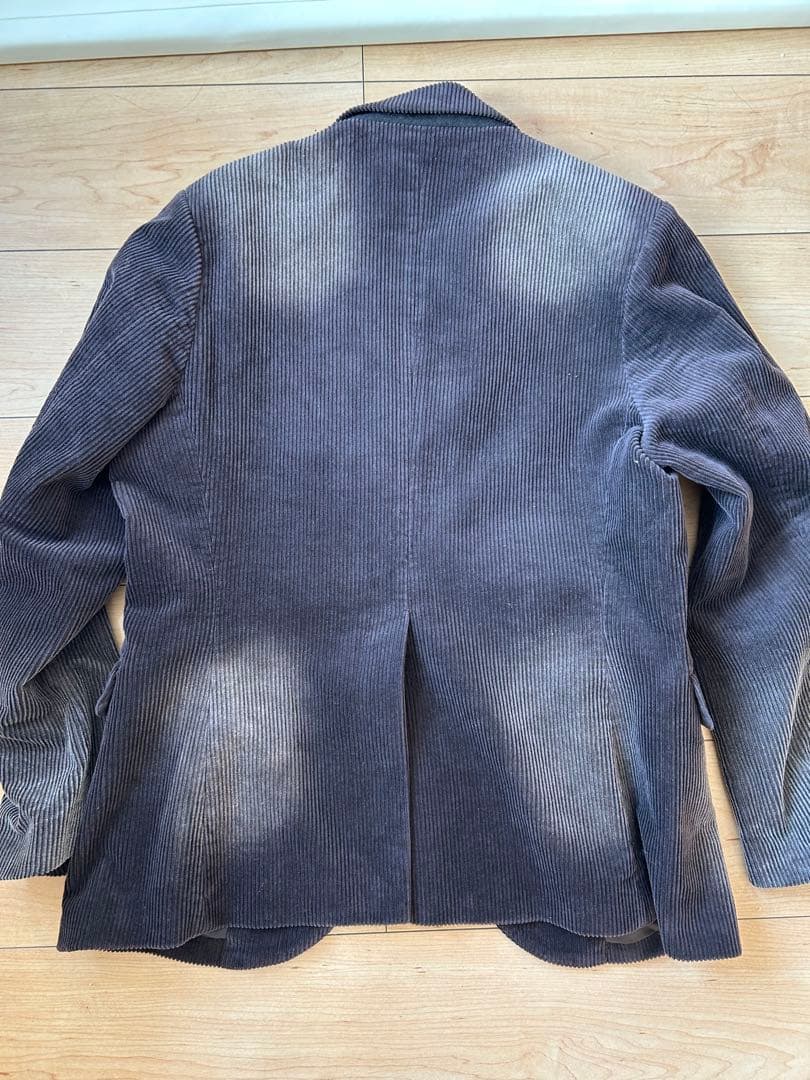 【CLEL】アンティークデザイン コーデュロイテーラードジャケット【ブラウン】