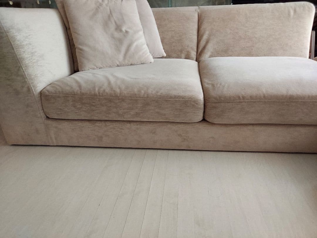 【shoooko】最終値下げ↓送料込み30000円ベージュコーナーソファー