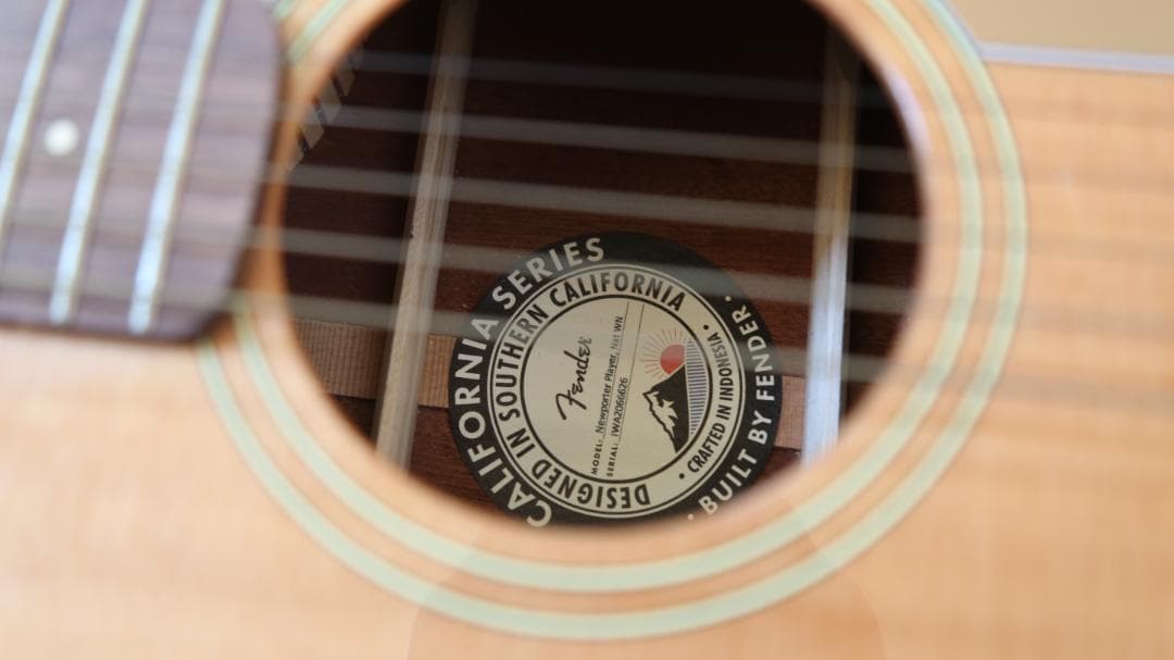 Fender NewPorter Player ナチュラル　美品　エレアコ