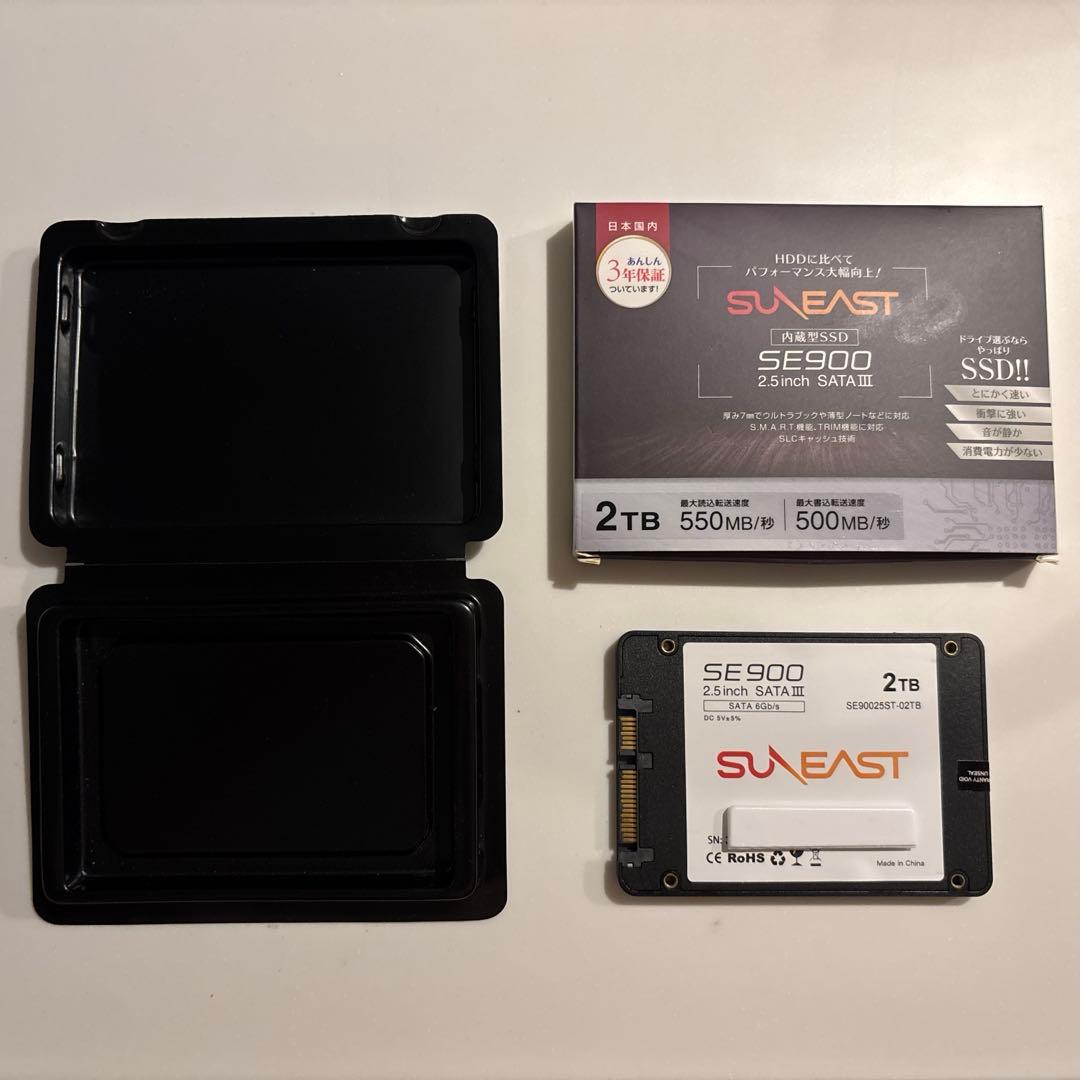SUNEAST内蔵型SSD SE900 2TB 2.5インチ ジャンク品