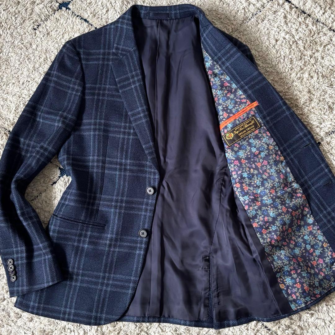 【激レア✨】ポールスミス　ドリームツイード　テーラードジャケット　花柄　チェック
