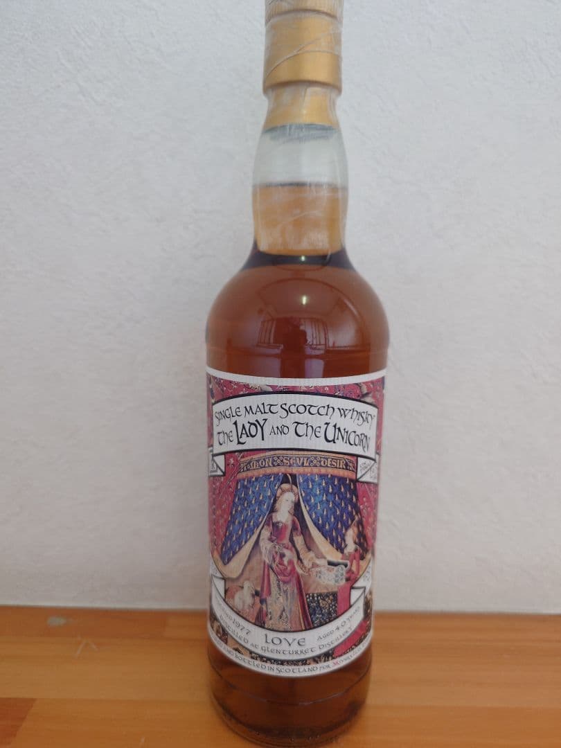 グレンタレット　1977　40年　レディ＆ユニコーン　貴婦人と一角獣　700ml