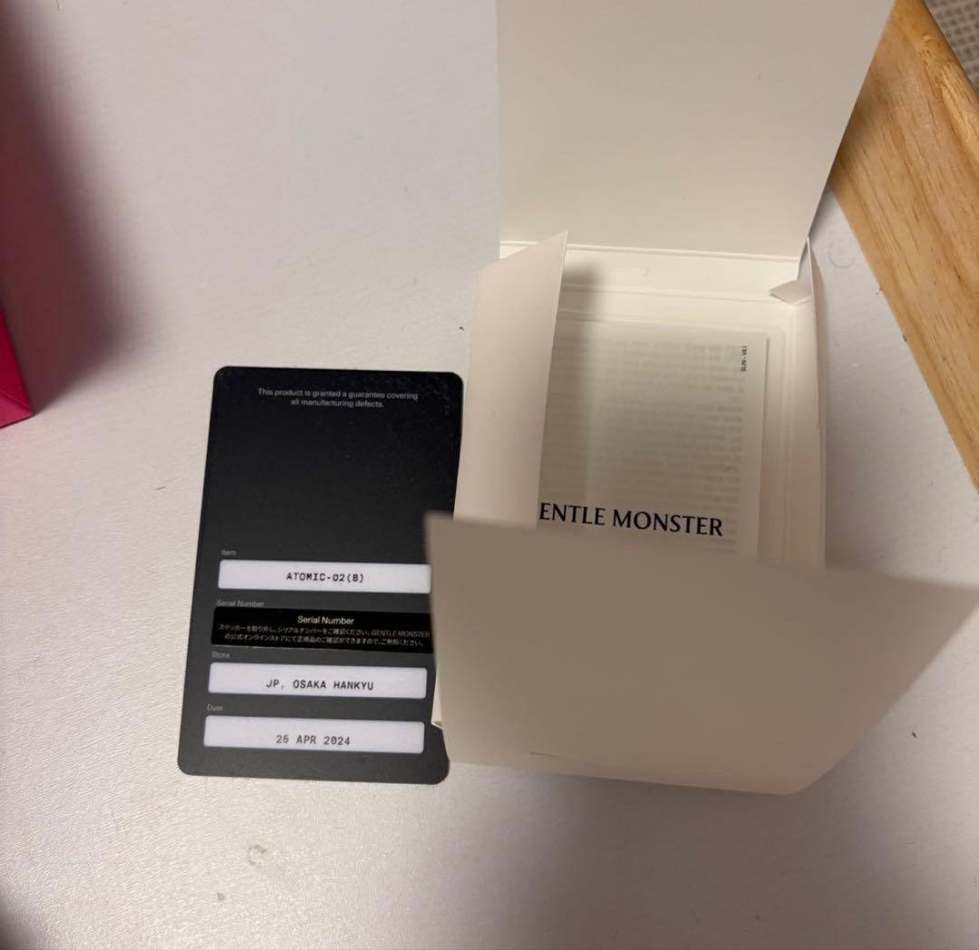 GENTLE MONSTER Atomic 02(B) サングラス 正規品