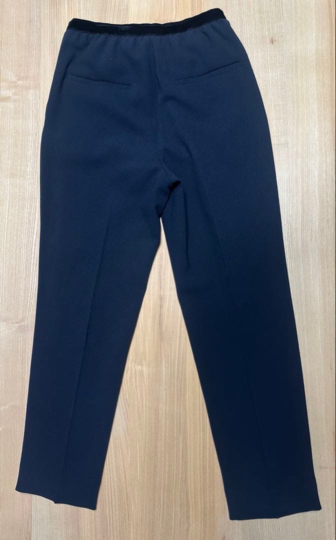 《DRAWER》ウールジョーゼットドロストパンツ　34