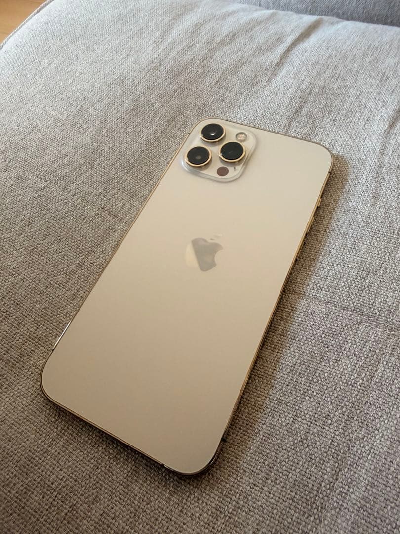 Apple iPhone 12 Promax ゴールド　simフリー