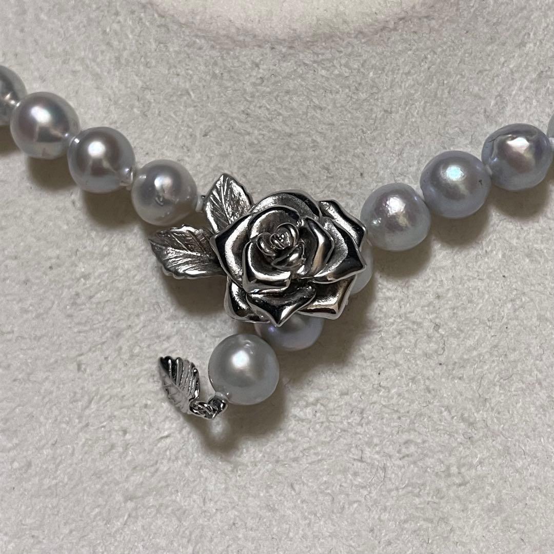 ミエ 【テリ強✨大珠】 あこや本真珠 ネックレス 7.5-8.0 パール